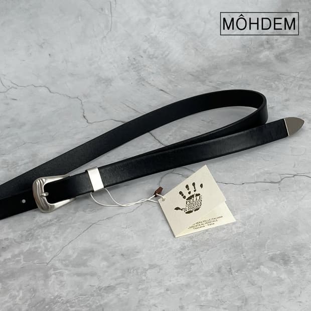 이태리 펠레 소가죽 웨스턴 벨트 20mm