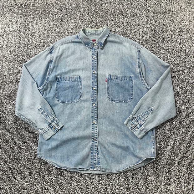 빈티지9. 리바이스 올드스쿨 청 자켓 데님 남방 셔츠