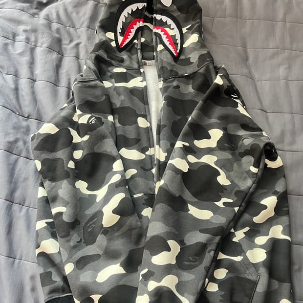 베이프 샤크 후드집업 L