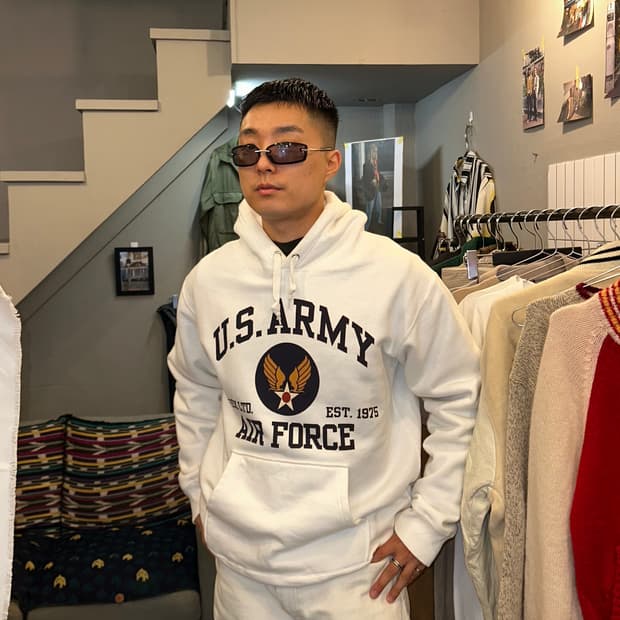 Avirex U.S. Air Force logo print hood