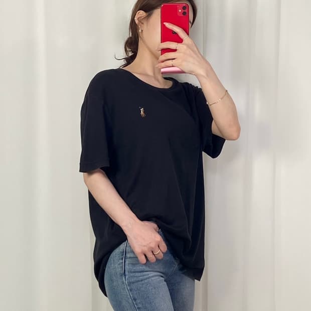 폴로 포니 라운드티