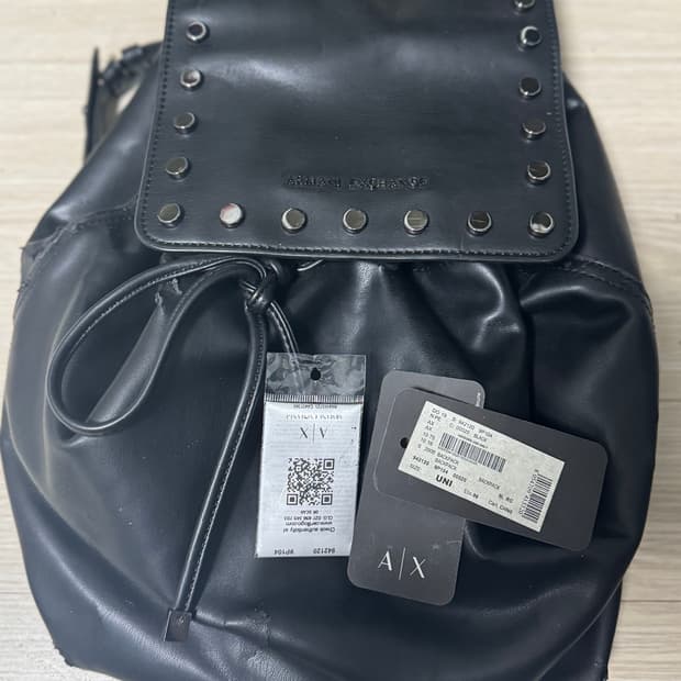 아르마니 레더 백팩 판매