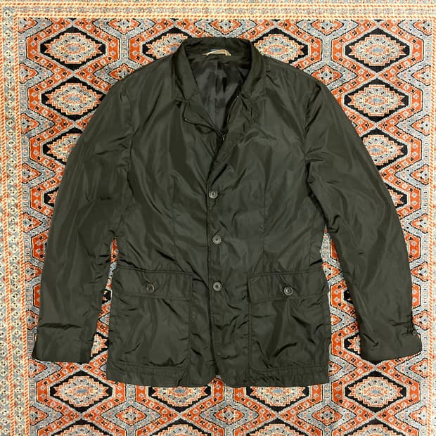 마시모두띠 카키 바람막이 자켓 남성 US40