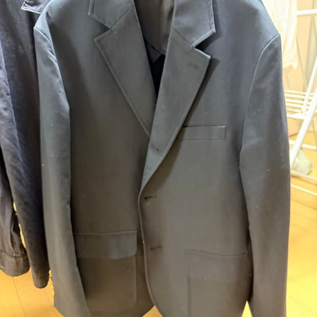 리넥츠(RENACTS) 코튼 린넨 금장 블레이저 네이비 - 4사이즈