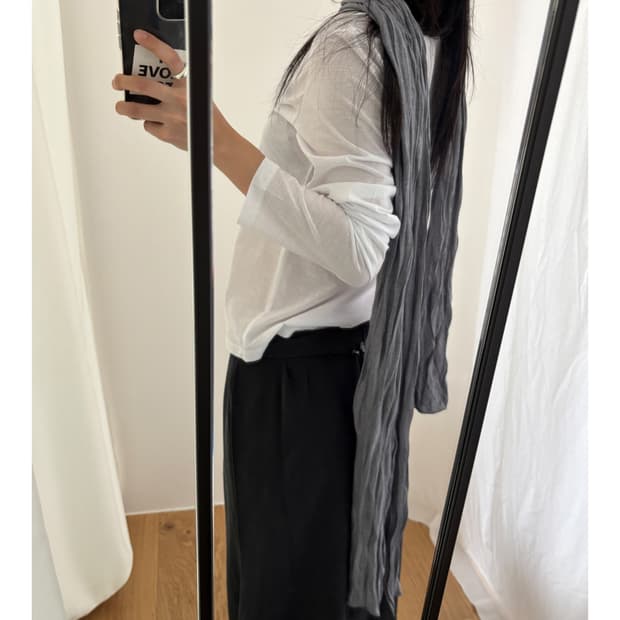 브리즈 아카아브 루츠 스카프 라이트그레이