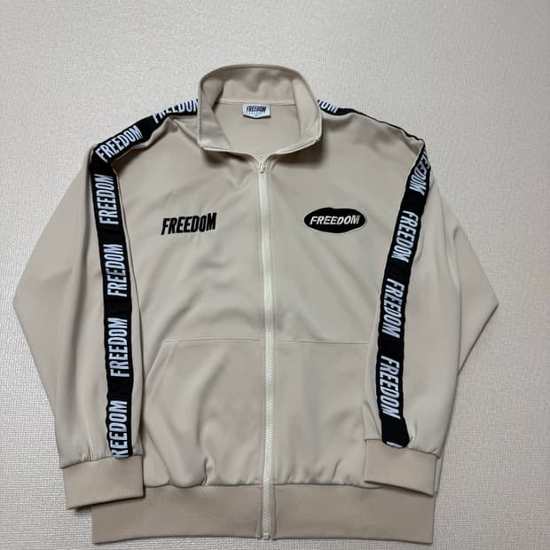 [XL]프리덤 레터링 져지 자켓