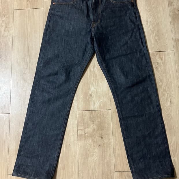 더블알엘 로우 데님 스트레이트