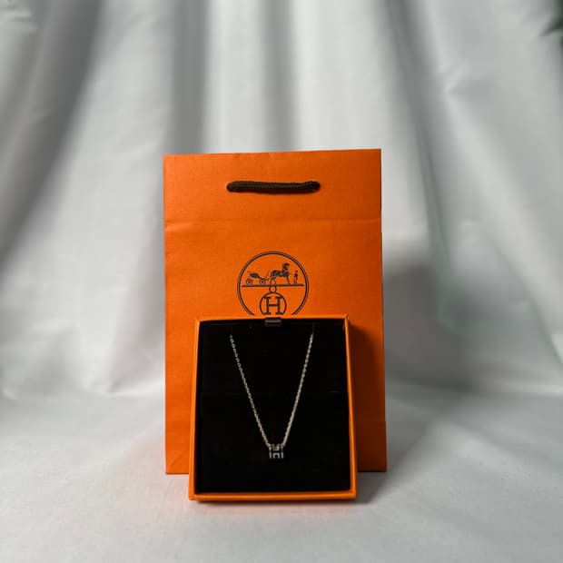 에르메스 미니팝아슈 누아골드