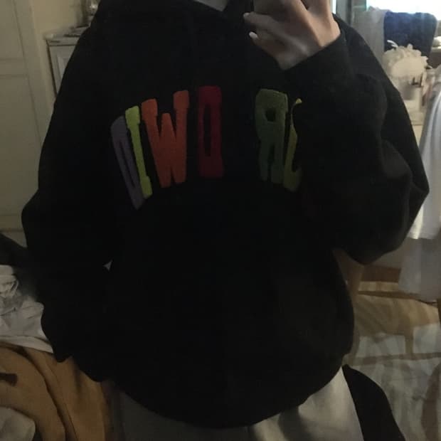 아메스 월드와이드 기모 후드티 