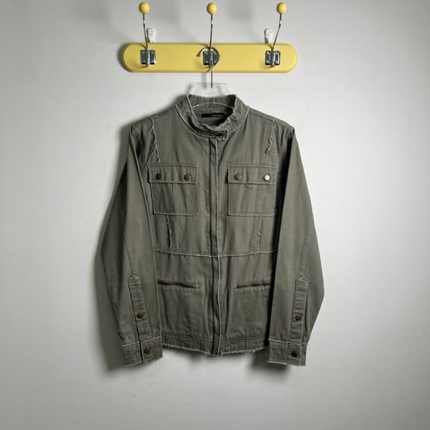 FOXHOLE 빈티지 워싱 필드 자켓 