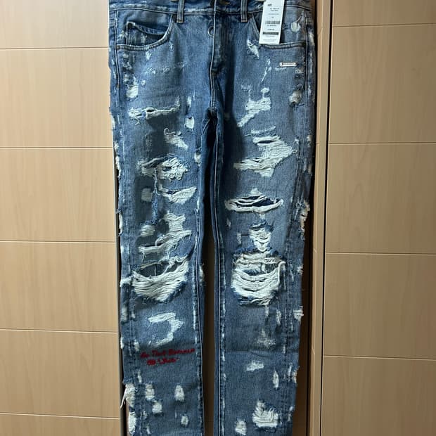 Off white 오프화이트 2018 relaxed fit jeans