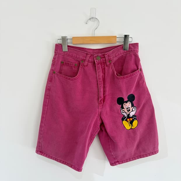 90's MICKEY MOUSE shorts (made in USA)