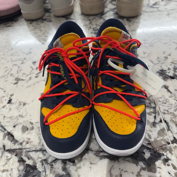 나이키 오프화이트 덩크 로우 남노