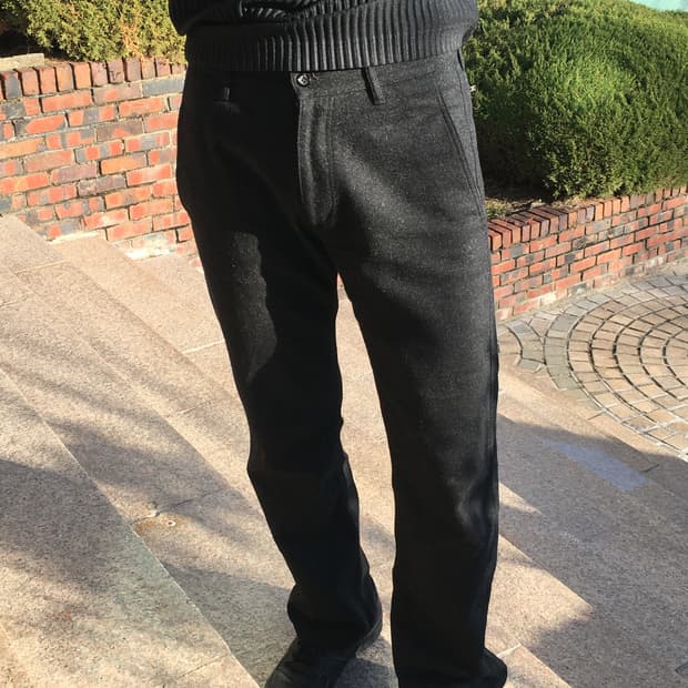 꼼데가르송 옴므 울 팬츠