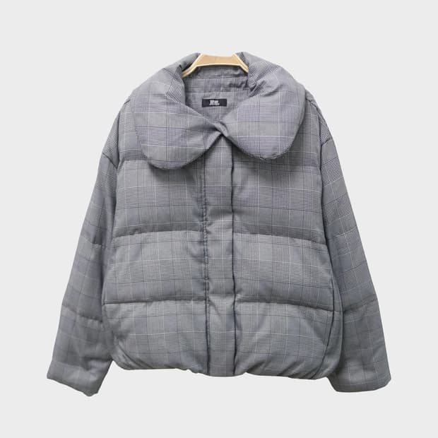 빈티지 리본 패딩