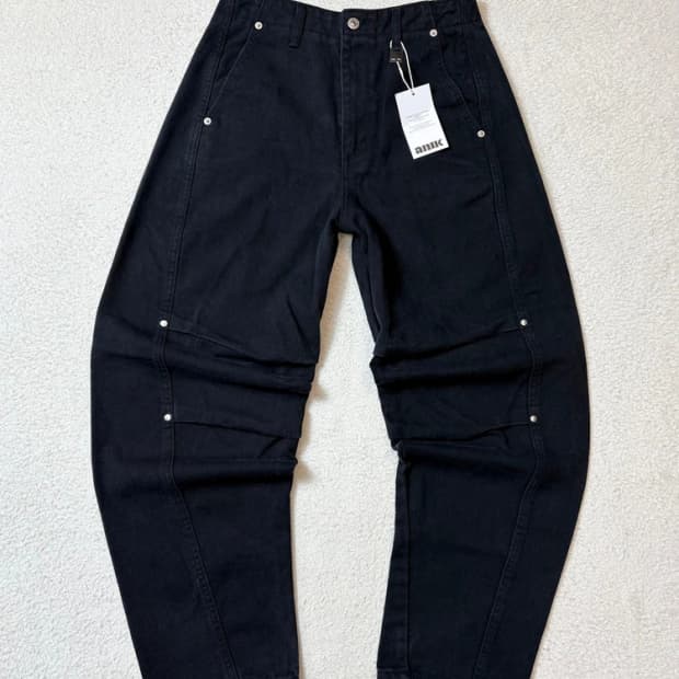 마뗑킴 23FW 커브드 볼륨 데님 팬츠 PN6471