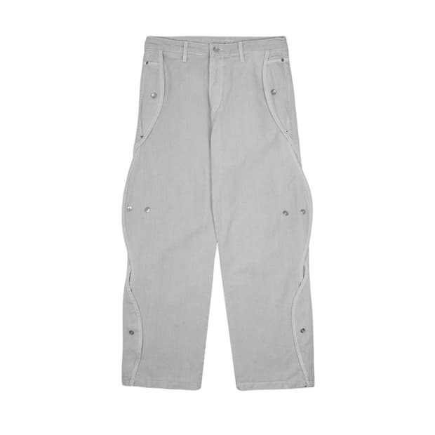 산산기어 코튼 웨이브 팬츠 그레이