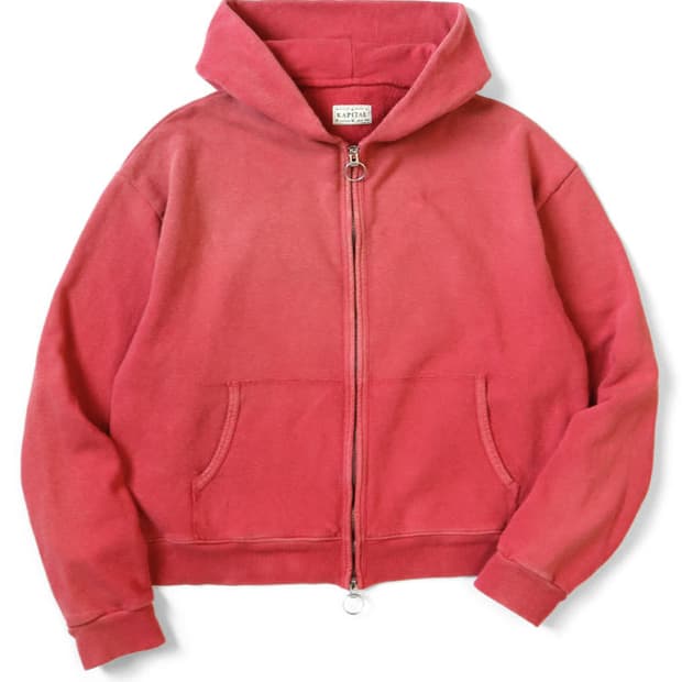 [4]KAPITAL 캐피탈 후드집업 레드