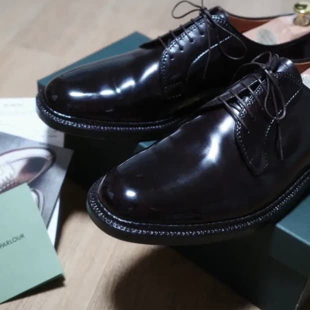 알든 990 코도반 플레인토 블루처 9.5D