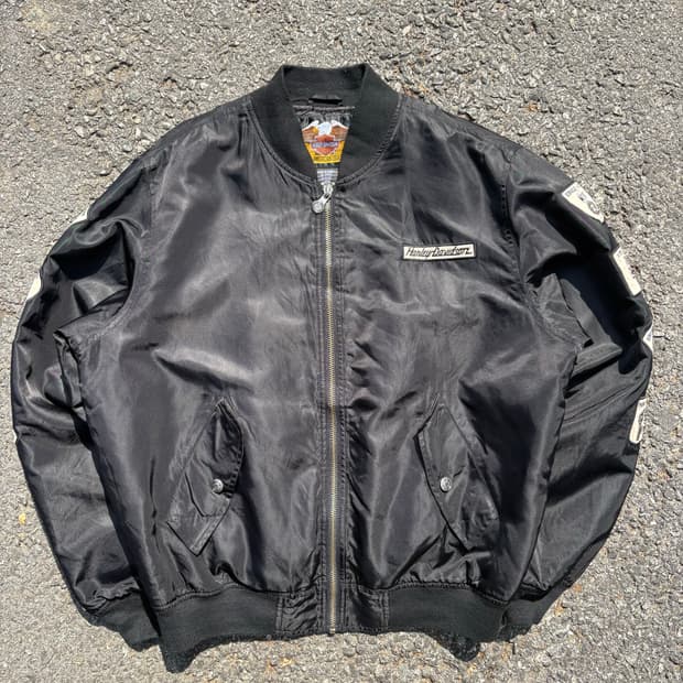 할리데이비슨 블루종 봄버자켓 B214