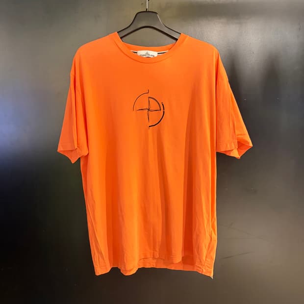 스톤아일랜드 오렌지 반팔티