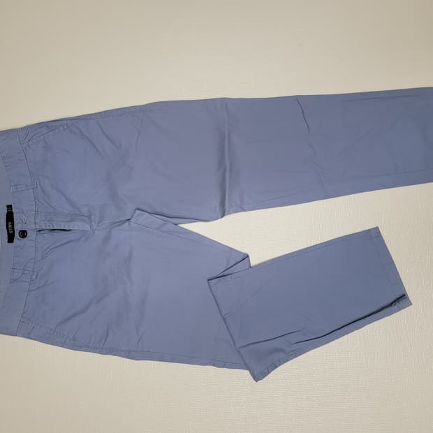 스텝 STAFF 남자 치노바지 32 라이트블루