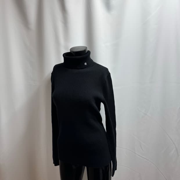 lauren ralph lauren 터틀넥 니트 블랙