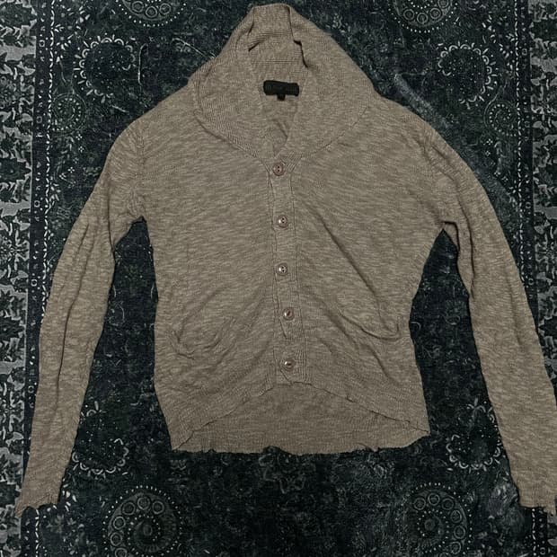 In the attic beige cardigan