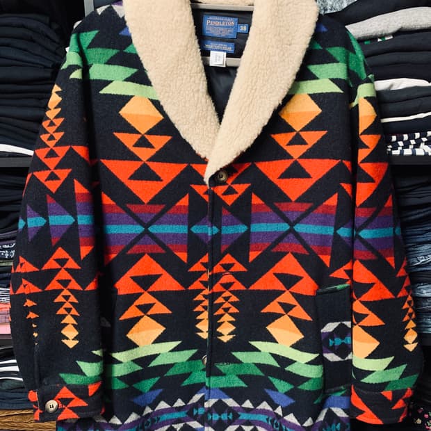 펜들턴 나바호 숄카라 코트