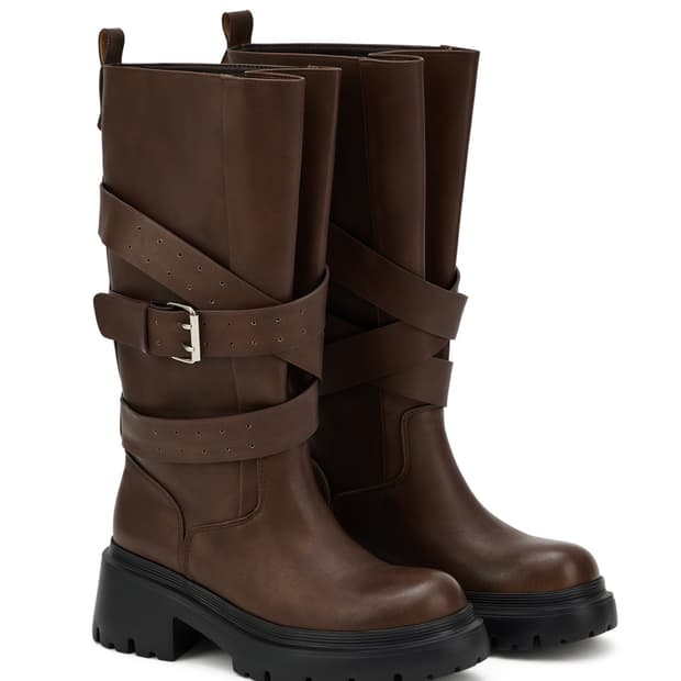 다이닛 롱부츠 브라운 새상품 250