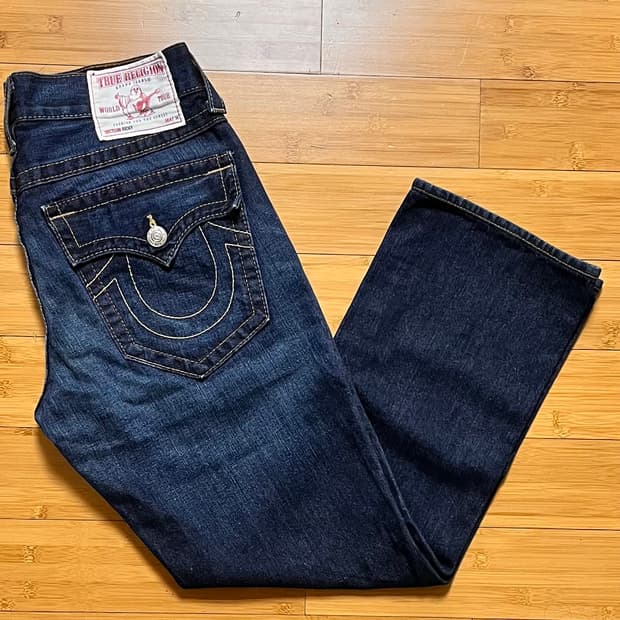 트루 릴리전 RICKY 데님팬츠 SEAT 34