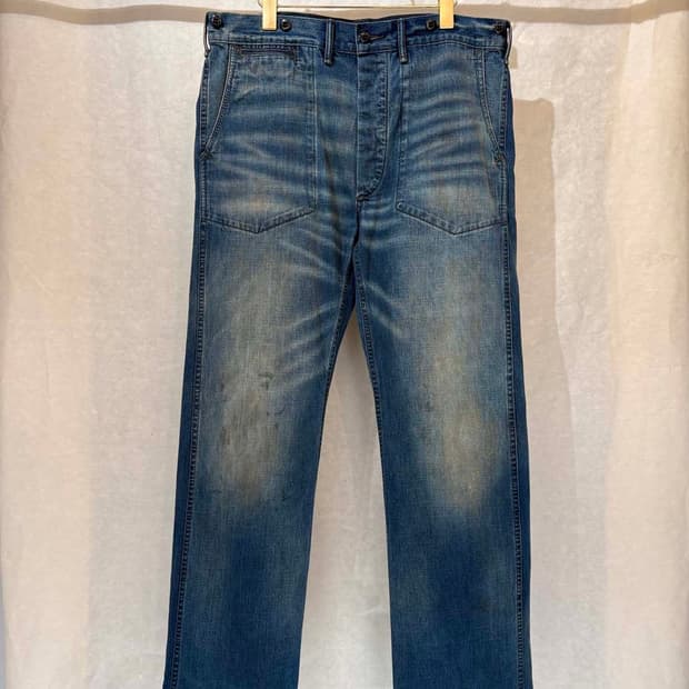 34-36 더블알엘 rrl double rl 데님 워크팬츠