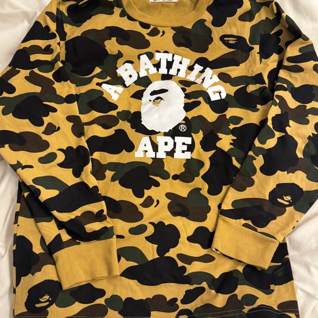 베이프 카모 롱슬리브