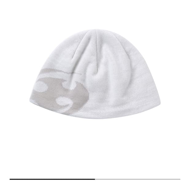 산산기어 로고 비니 화이트 