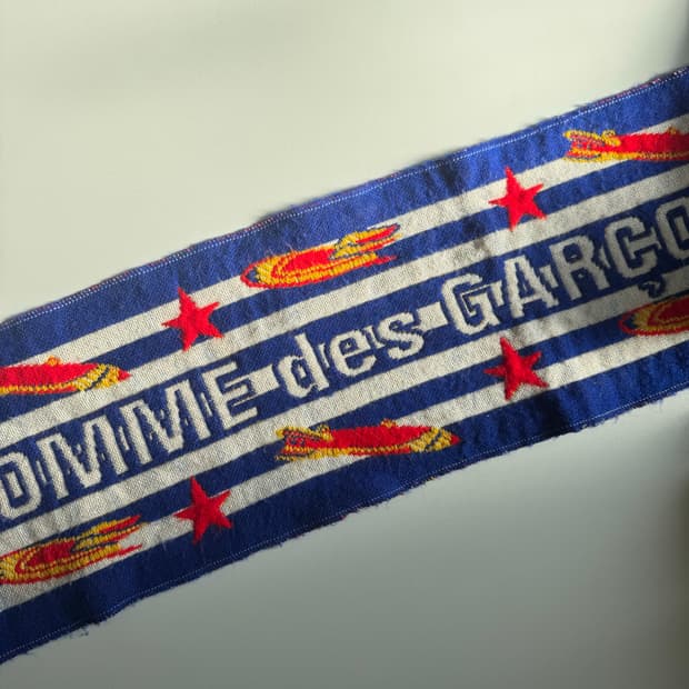 빈티지 꼼데가르송 머플러 