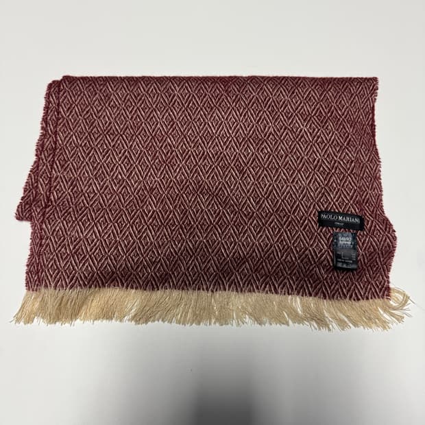 PAOLO MARIANI 이태리 캐시미어 패턴 머플러