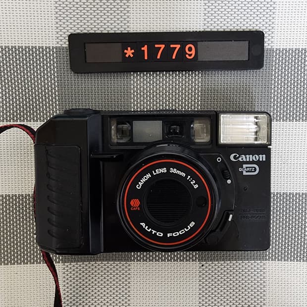 캐논 오토보이 2 데이터백 필름카메라