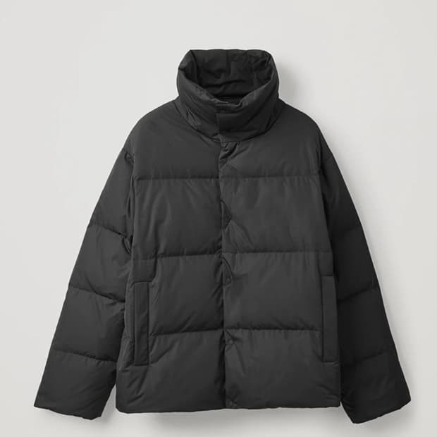 [L] COS 푸퍼 패딩 블랙