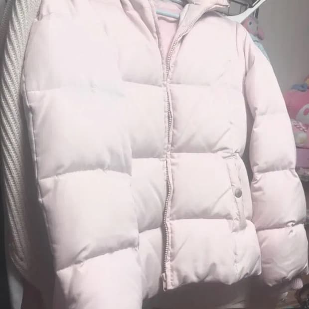 딸기우유 숏패딩 갸루 히메갸루 히메카지 라떼갸루 양산형 지뢰계