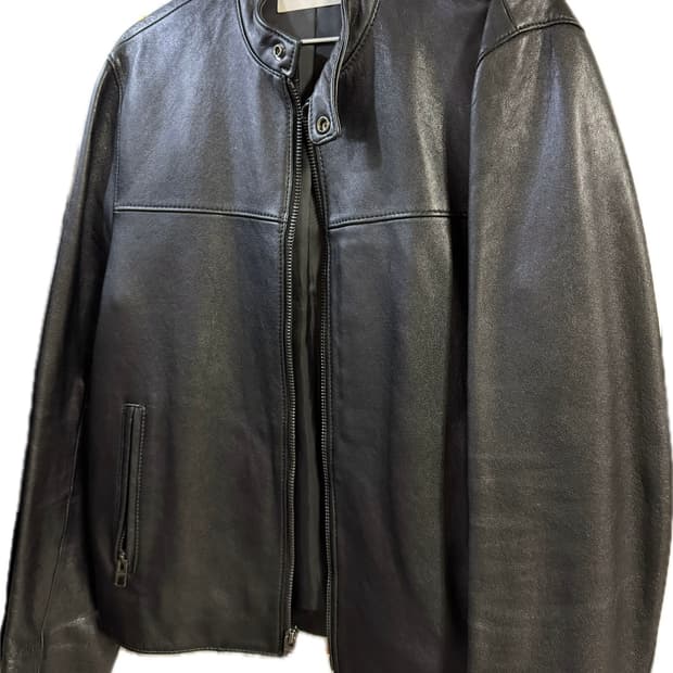 [코치] 가죽자켓 (m사이즈)
