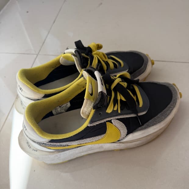 나이키 사카이 언더커버 LD와플 블랙/옐로우 270