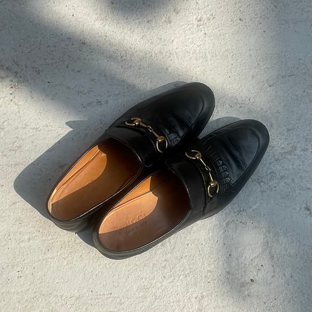 [Gucci] Fringe Horsebit Loafer with Gold