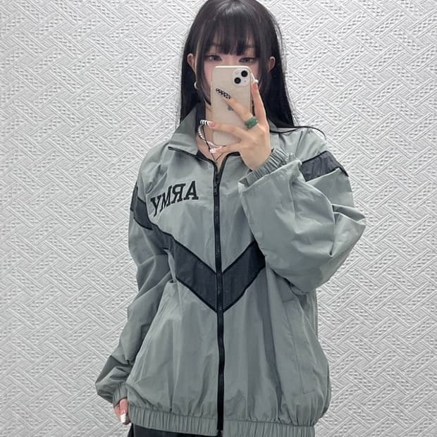 빈티지 IPFU 미군 1세대 바람막이 자켓 110 C10472