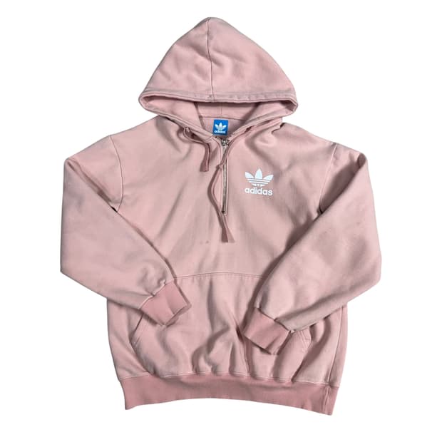 아디다스 반집업 후드티 