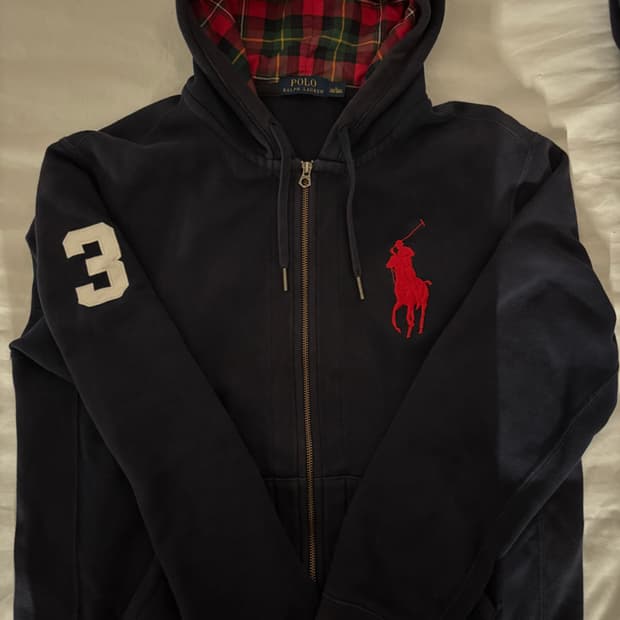 폴로 빅포니 후드집업 L