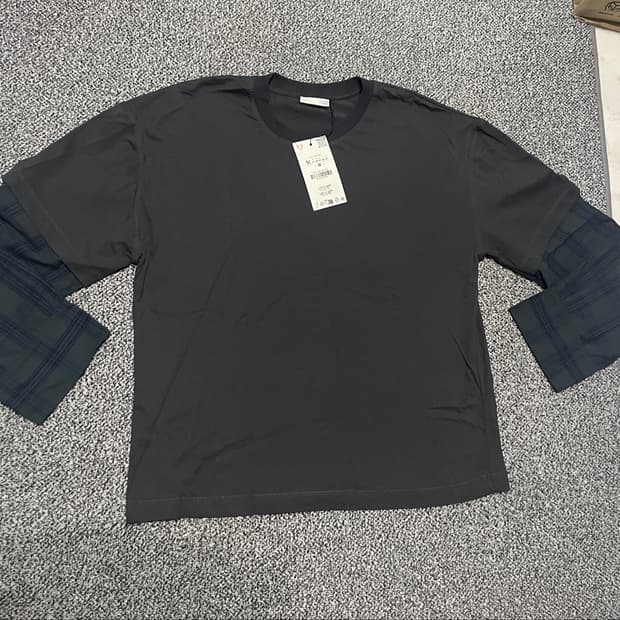 ZARA 긴팔 셔츠 레이어드 티셔츠 M (새상품)