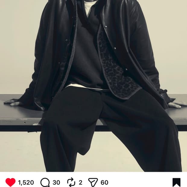 아프레쎄 레더 코치 자켓