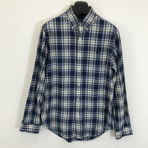 폴로 랄프로렌 인디고옥스포드 체크셔츠 [M]