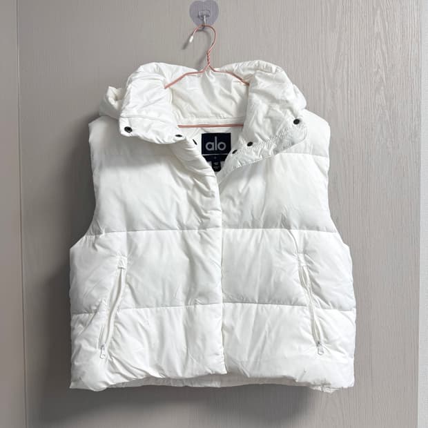 (s) alo 요가 패딩 조끼 베스트