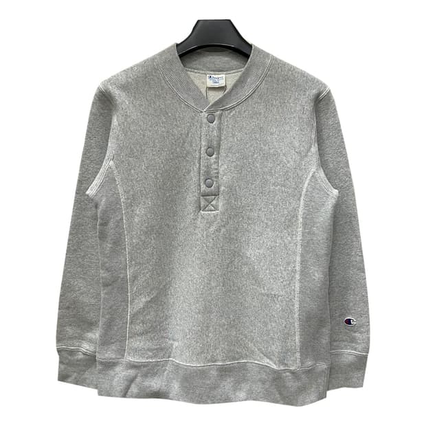챔피온 재팬 리버스위브 헨리넥 스웻 맨투맨  L